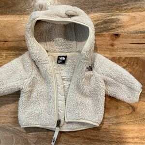 The North Face Baby Sherpa Jacket with bear ears